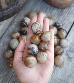 Bandad Agat, cuddlestone -20% fynd utgående