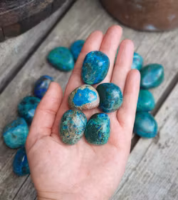 Krysokolla, cuddlestone -40% fynd mindre storlek/mindre färg/struktur/ej helt släta