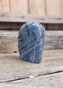 Lila Labradorit (Sunset Labradorit), polerad kristall stående friform #6