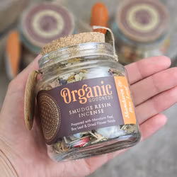 Song Of India - Mandarin & bay leaf, smudge resin