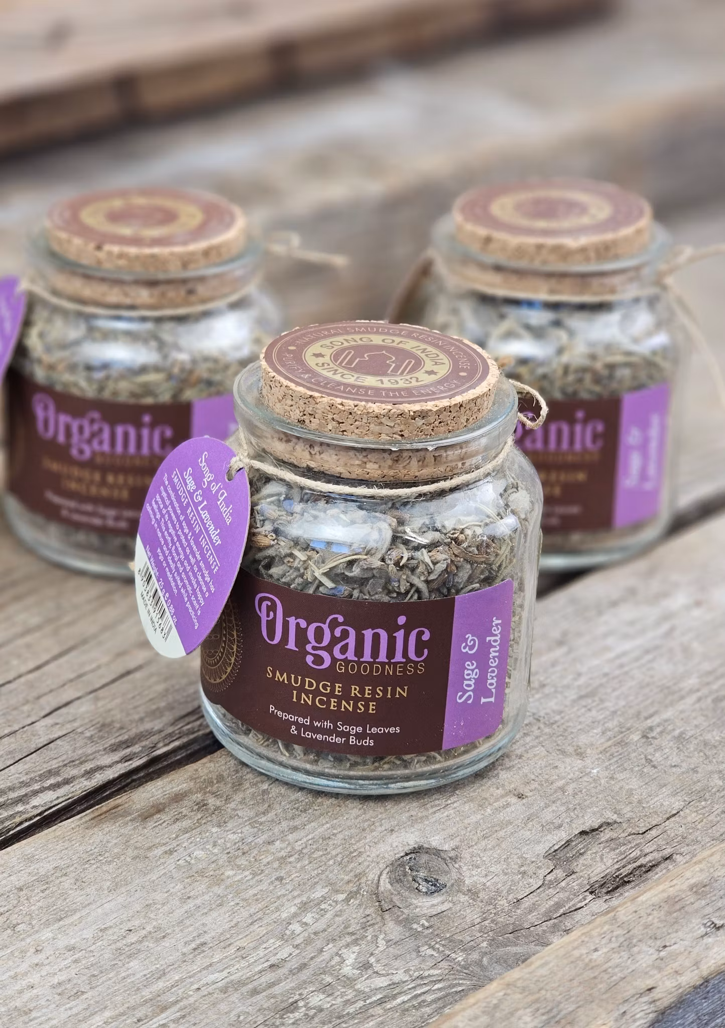 Song Of India - Sage & lavender, smudge resin