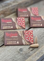 Song Of India - Organic Dragon's Blood, rökelsekoner backflow