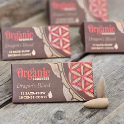 Song Of India - Organic Dragon's Blood, rökelsekoner backflow