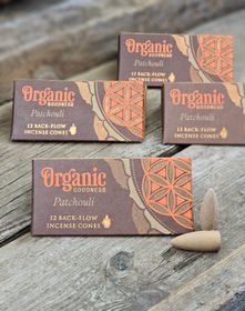 Song Of India - Organic Patchouli, rökelsekoner backflow