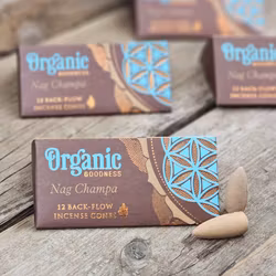 Song Of India - Organic Nag Champa, rökelsekoner backflow