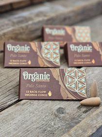 Song Of India - Organic Palo Santo, rökelsekoner backflow