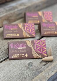 Song Of India - Organic Arabian Oudh, rökelsekoner backflow