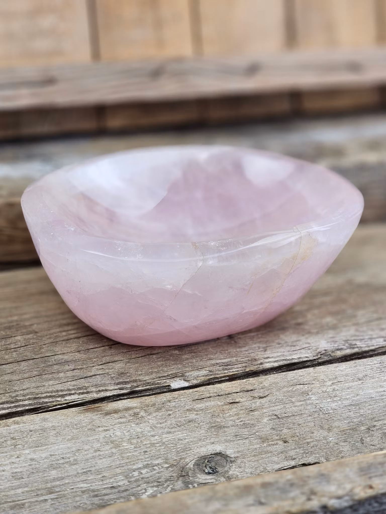 Rosenkvarts, skål #1