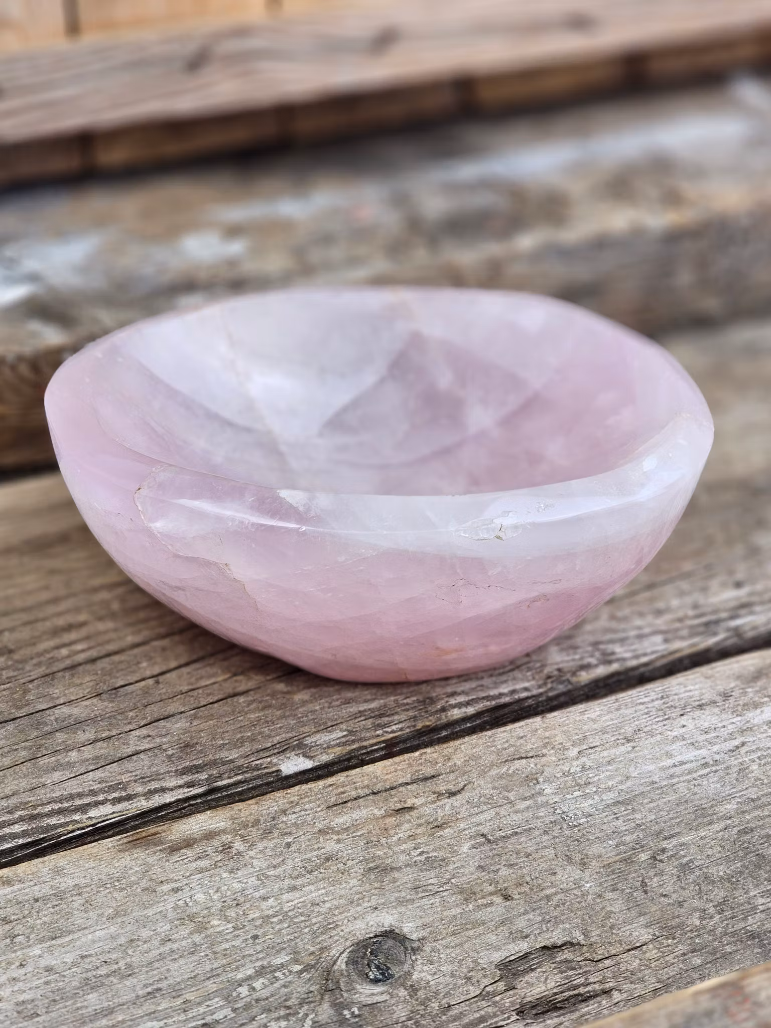 Rosenkvarts, skål #1