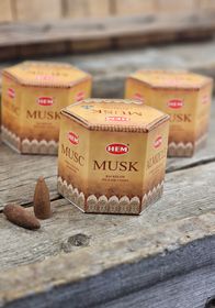 HEM - Musk, rökelsekoner backflow