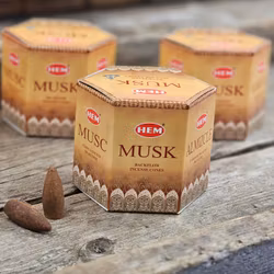 HEM - Musk, rökelsekoner backflow
