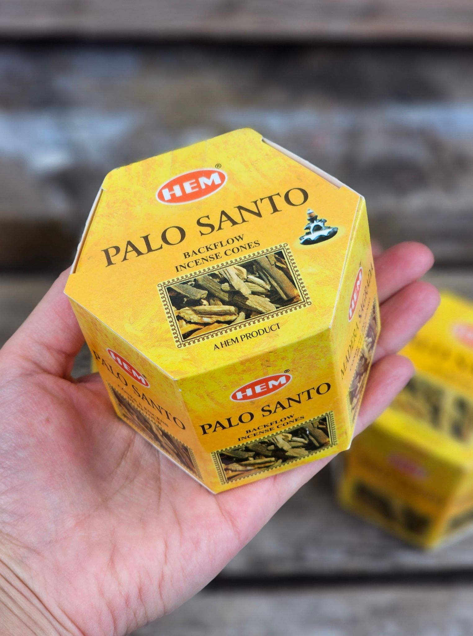 HEM - Palo Santo, rökelsekoner backflow
