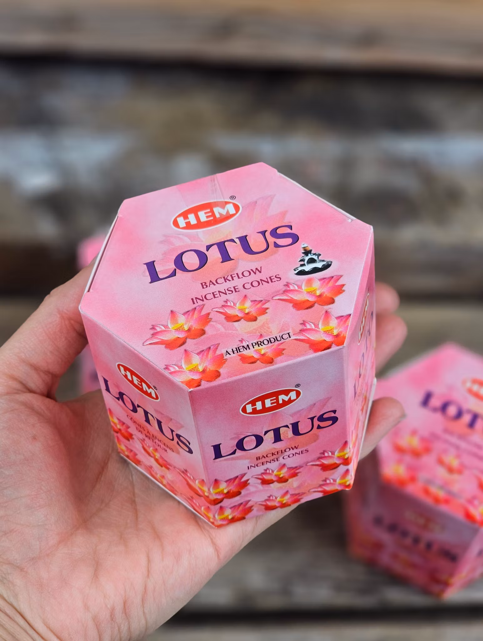 HEM - Lotus, rökelsekoner backflow