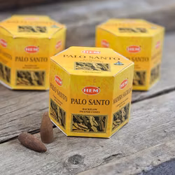 HEM - Palo Santo, rökelsekoner backflow