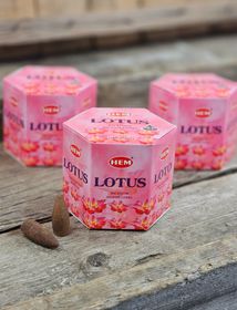 HEM - Lotus, rökelsekoner backflow
