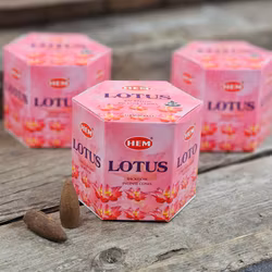 HEM - Lotus, rökelsekoner backflow