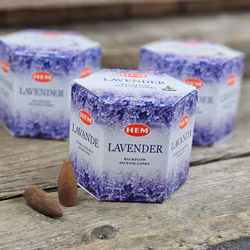 HEM - Lavender, rökelsekoner backflow