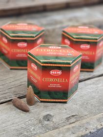 HEM - Citronella, rökelsekoner backflow