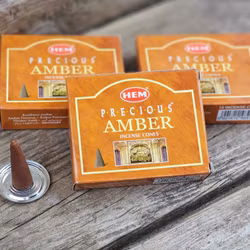 HEM - Precious Amber, rökelsekoner