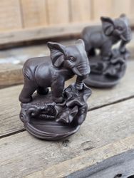 Rökelsehållare för backflow-koner, stor Elefant