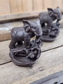 Rökelsehållare för backflow-koner, stor Elefant