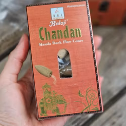 Balaji - Chandan, rökelsekoner backflow