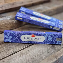 HEM - Blue Champa Premium Masala Incense, rökelsepinnar