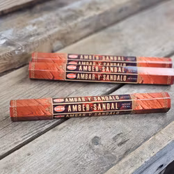 HEM - Amber Sandal, rökelsepinnar