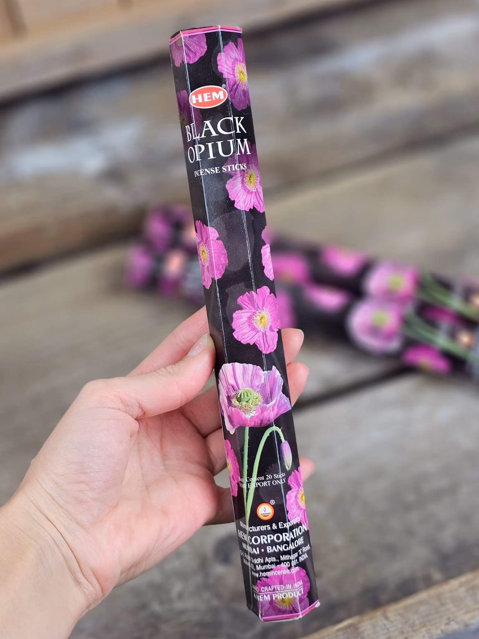 HEM - Black Opium, rökelsepinnar