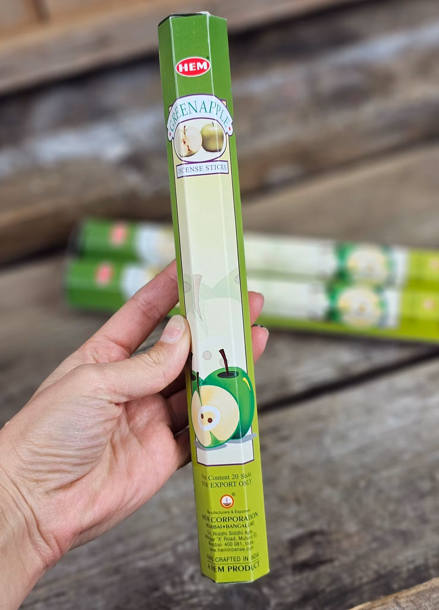 HEM - Green Apple, rökelsepinnar