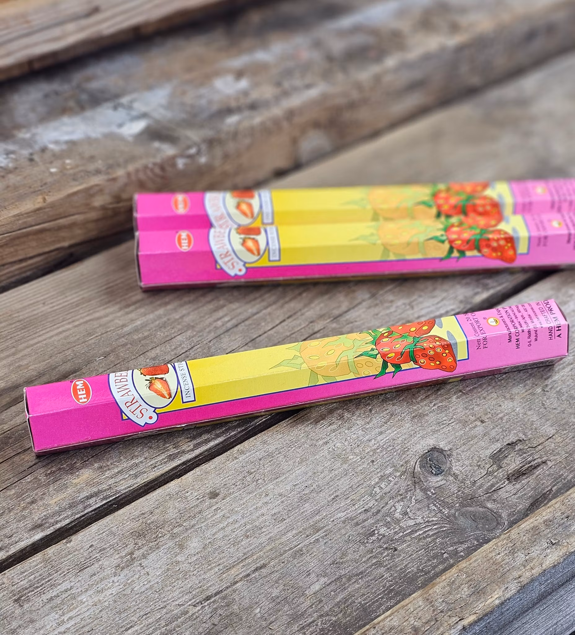 HEM - Strawberry, rökelsepinnar