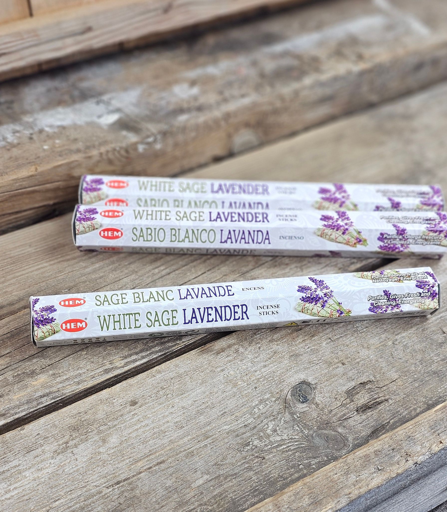 HEM - White Sage Lavender, rökelsepinnar