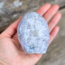 Lepidolit, polerad kristall stående friform #5