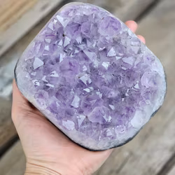 Ametistkluster med polerade kanter XL #10
