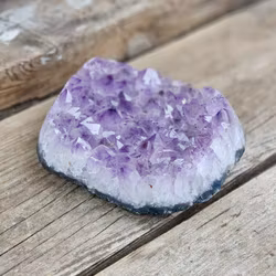 Ametistkluster med polerade kanter XL #10