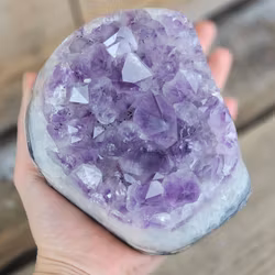 Ametistkluster med polerade kanter XL #13