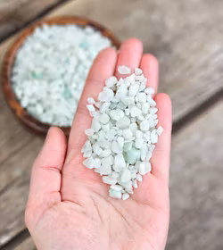 Amazonit, kristallchips