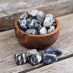 Silverlövsjaspis, stor trumlad