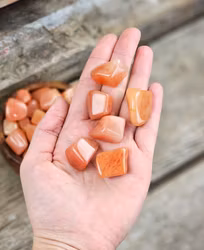 Orange Aventurin, trumlad