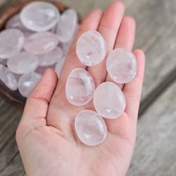 Rosenkvarts, mini touchstone