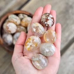 Blomsteragat, mini touchstone