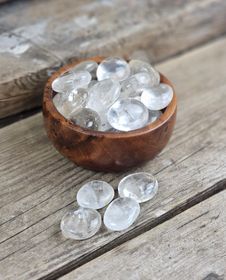 Bergkristall, mini touchstone