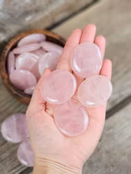 Rosenkvarts platta, touchstone