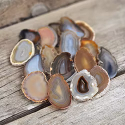 Agatskiva, natur mini