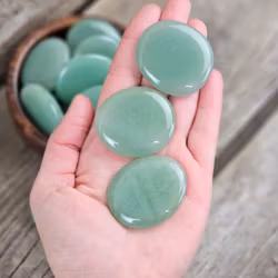 Grön Aventurin platta, touchstone