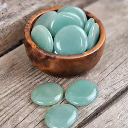Grön Aventurin platta, touchstone