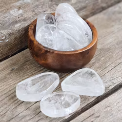 Bergkristall platta, stor touchstone