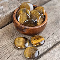 Tigeröga platta, touchstone