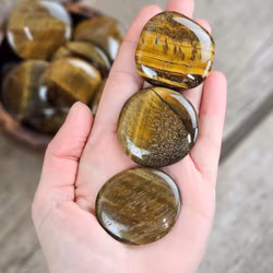 Tigeröga platta, touchstone