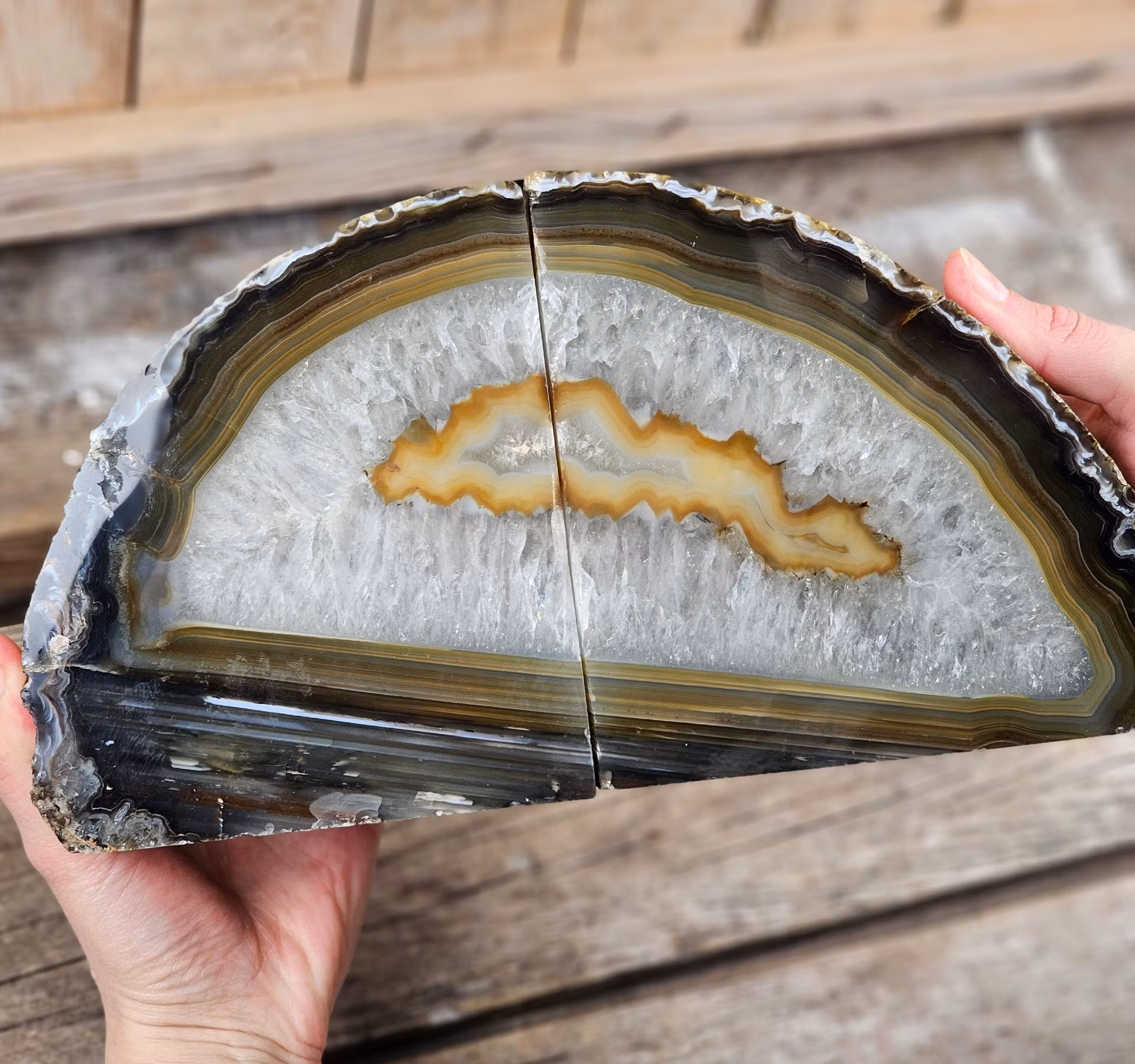 Agat, bokstöd par